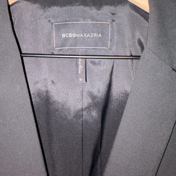 BCBGMaxAzria Black Cape Slit Sleeve Blazer - Picture 3 of 6